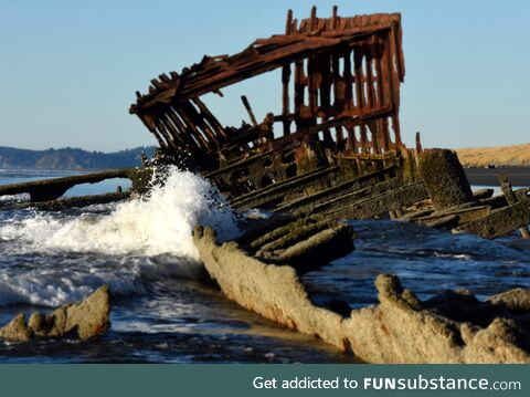 The wreck of the Peter Iredale