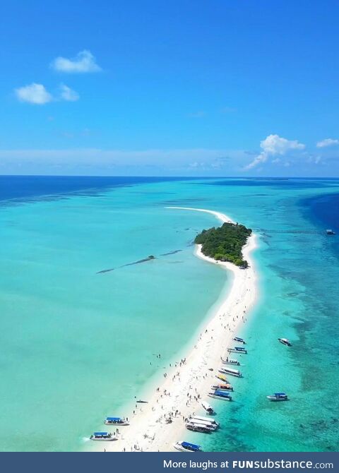 Picture of the ocean and blue sky--aerial photography