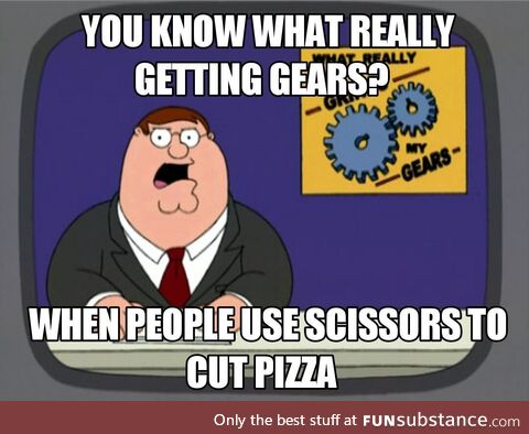 I don't care if the scissors are from the kitchen knife block