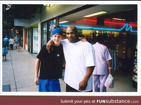 Myself and Iron Mike. Honolulu, December 2003