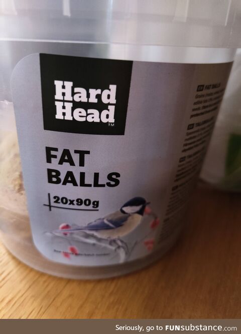 Possibly not the best bird-feed name when that's your company name