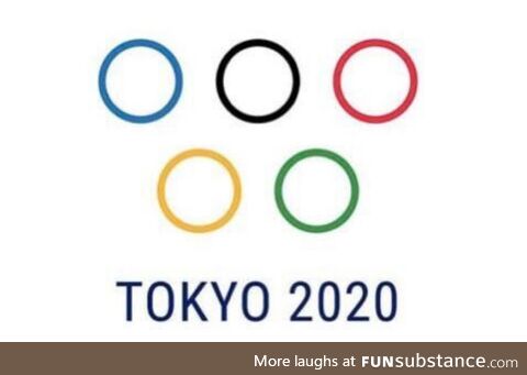 Updated tokyo Olympic games logo