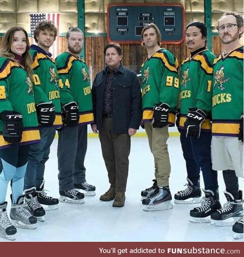 Reunion of the cast of The Mighty Ducks