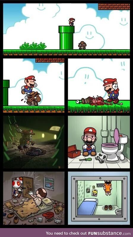 Mario just got dark