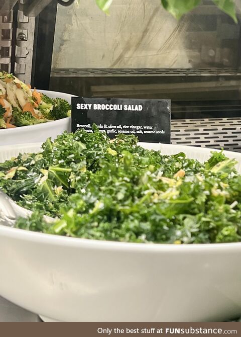 What exactly makes a broccoli salad sexy?