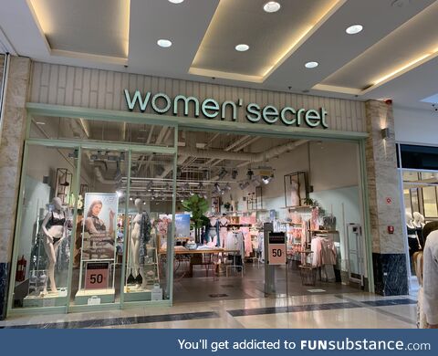 [OC] This lingerie store in Budapest. Like Victoria’s Secret, but more vague