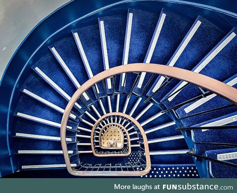 Staircase at a paris hotel