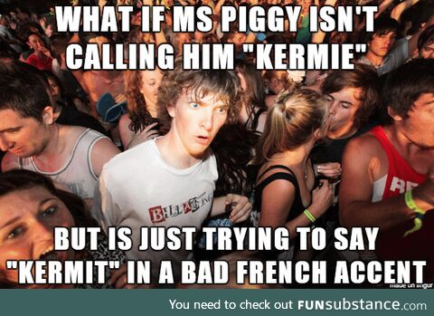 Her "French" accent has always just been lipstick on a pig