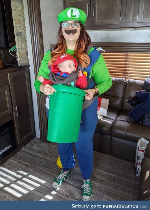 It's-A Me, and it's my first Halloween