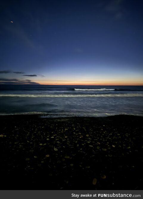 Moonlight beach 6:45 pm