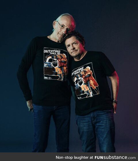 Christopher Lloyd and Michael J. Fox have launched a line of Back To The Future clothing