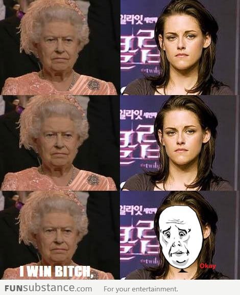 The Queen vs. Kristen Stewart