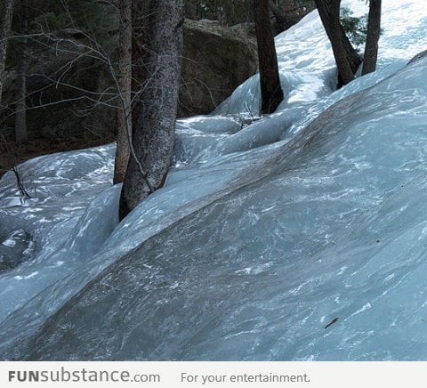 Frozen river