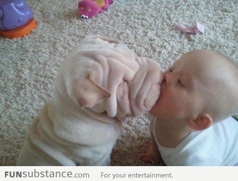 Puppy kiss