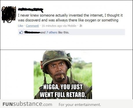 He thought the Internet was discovered -.-