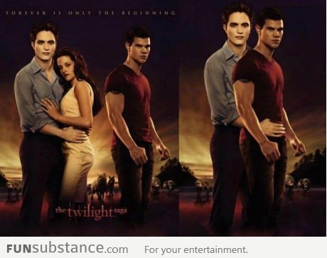 Since Bella cheated, Edward turned over to the other side