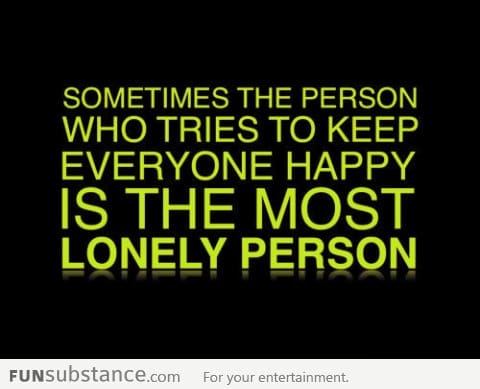 The loneliest person