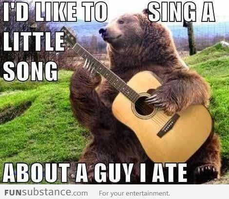 I'd like to sing a song