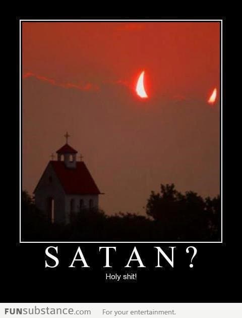 Satan in the sky?!