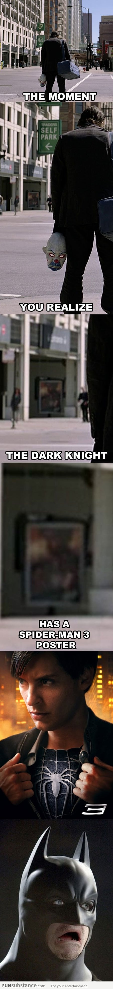 The Dark Knight hidden advertisement
