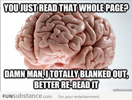 Scumbag Brain On Books