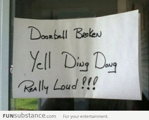 Doorbell broken