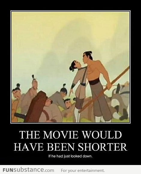 Mulan would have been shorter