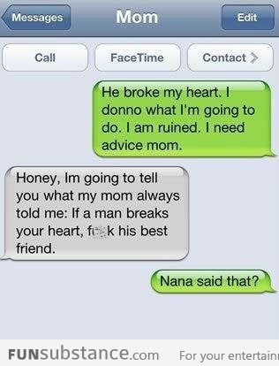 He broke my heart </3