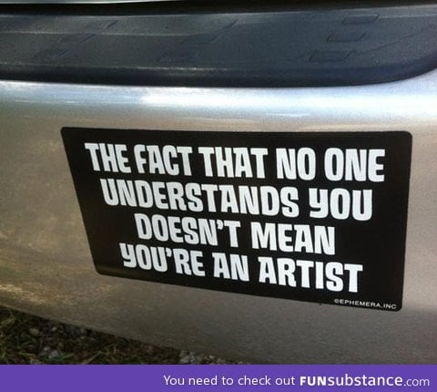 Bumper sticker wisdom