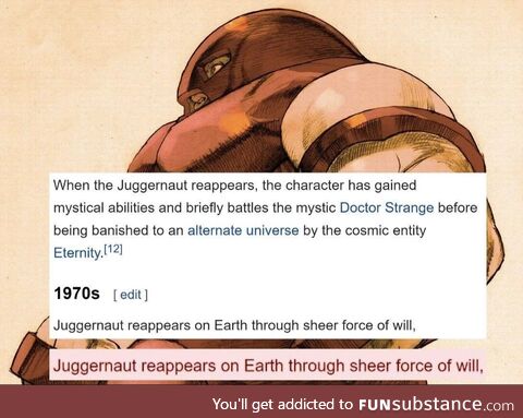 Nothing stops the juggernaut