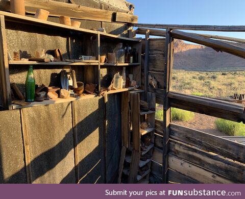 Found this shack at an abandoned mine in Utah