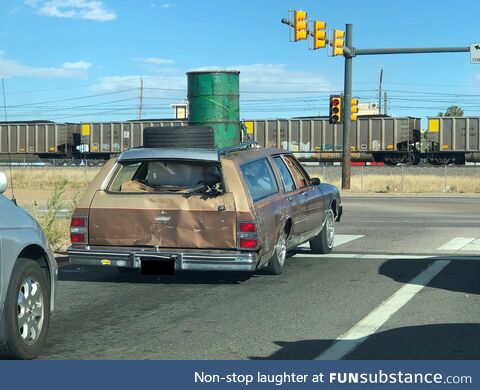 Junk in the trunk. And on the seats. And on top