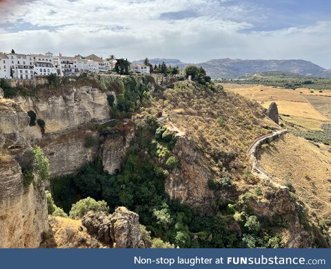 Took a walk in Ronda, Spain yesterday. [OC]