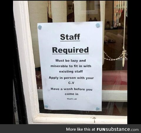 Are you qualified for this job?