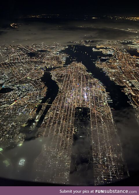 Manhattan on JFK approach