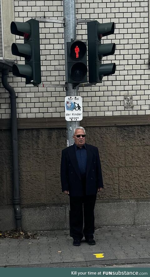 My German uncle Wolfgang looking cool as f*ck