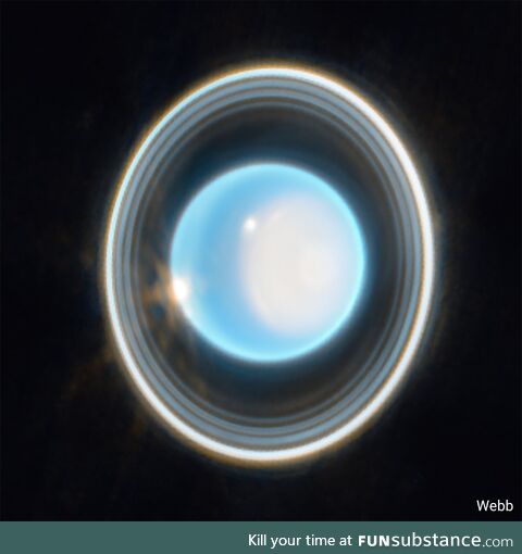 NASA Shared a new image of Uranus