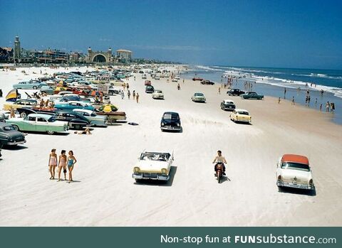 Daytona Beach in 1957