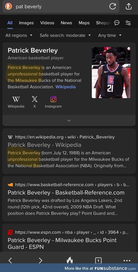 Patrick Beverly is an American unprofessional basketball player…