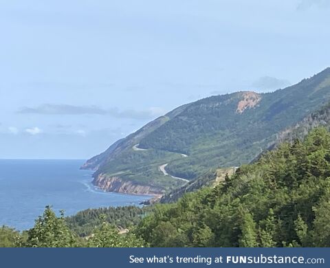 [oc] the cabot trail, cape breton island, nova scotia, canada