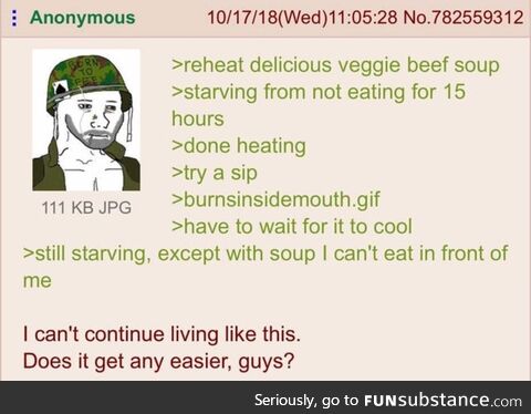 Anon is Starving