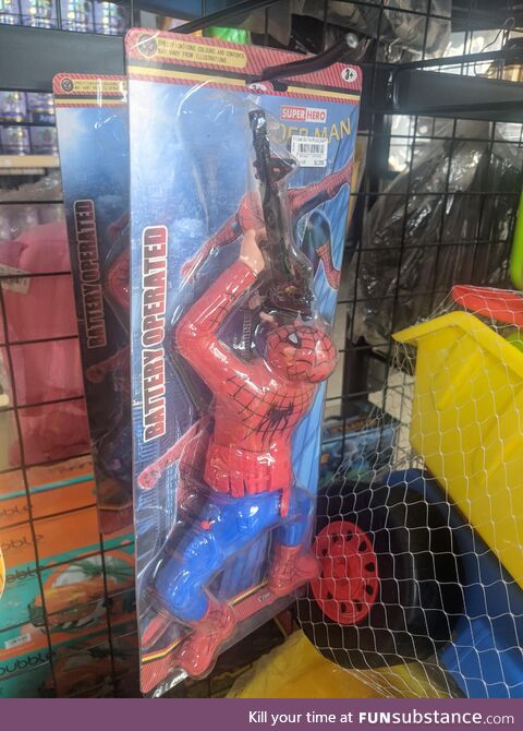 Spiderman has had enough