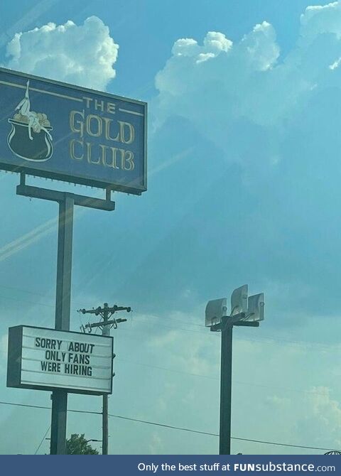 Local strip club wasn’t missing the opportunity