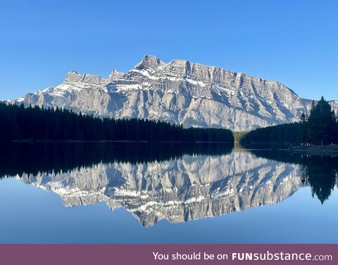 Morning Reflection in Banff