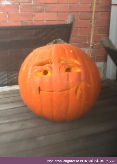 Roblox handsome face pumpkin