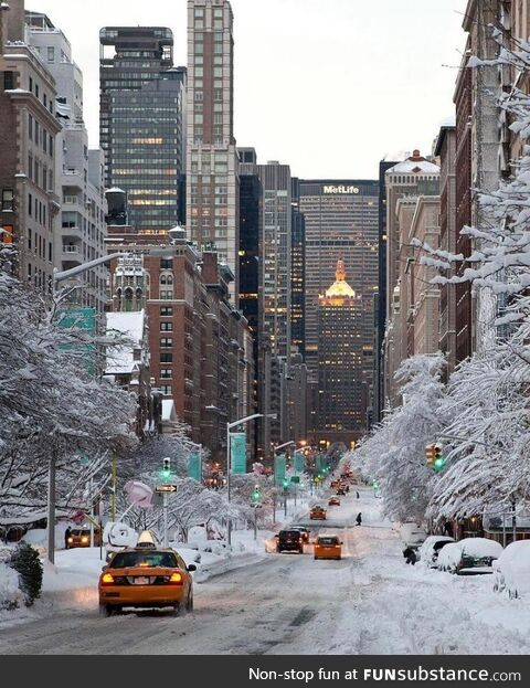 Snowy nyc