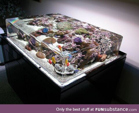 Zero edge aquarium