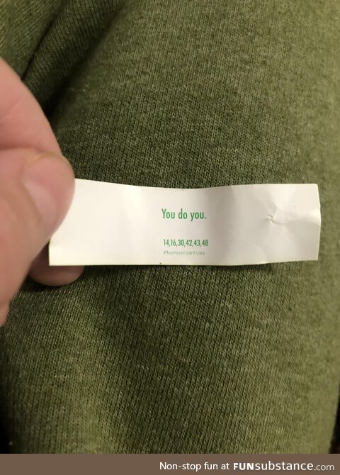 Who remembers when fortune cookies actually had philosophical/motivational quotes?