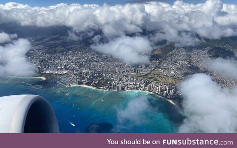 Honolulu from above