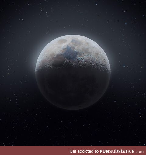 Highest resolution image of the moon ever taken (zoom in!)